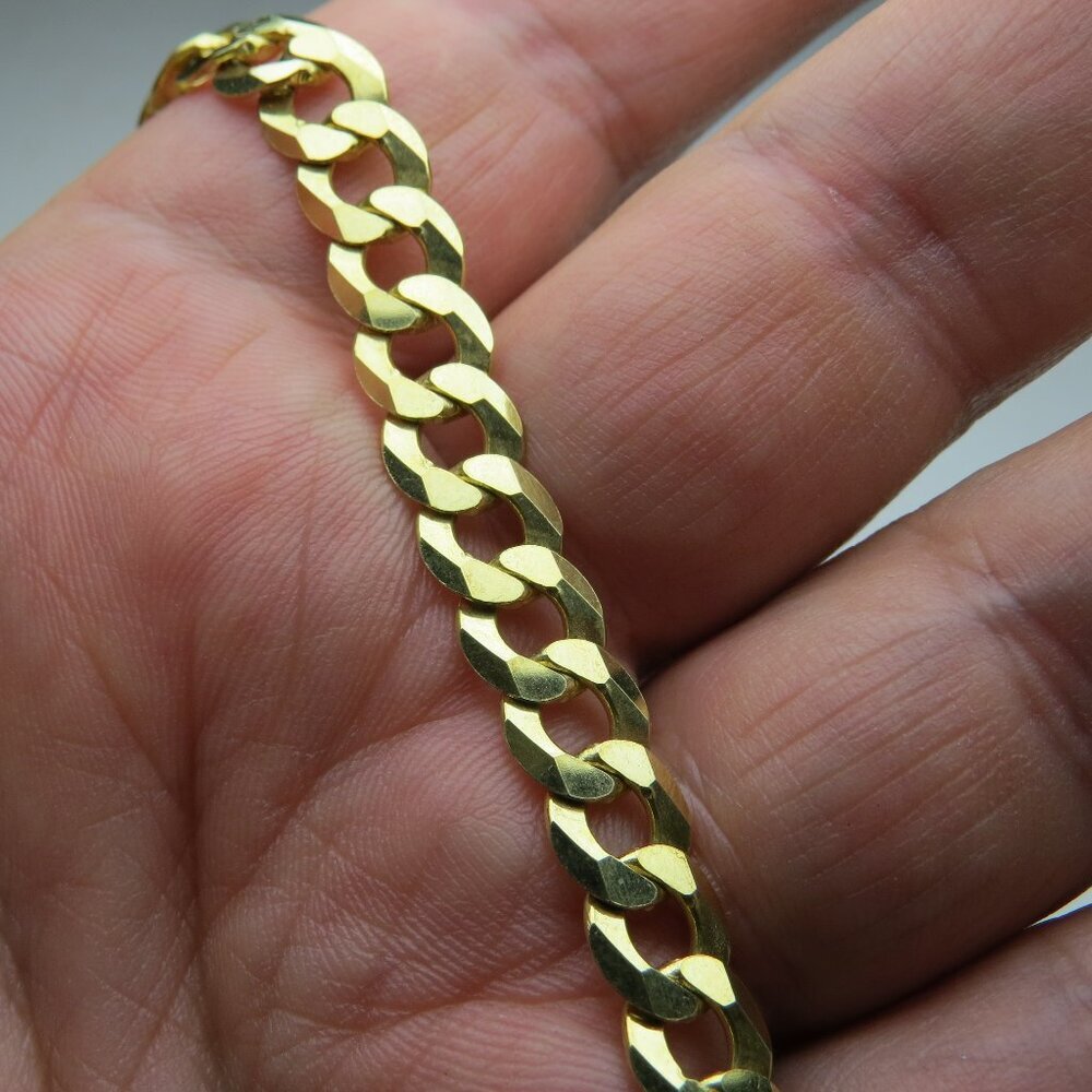 18k *925 Sterling Silver Men's Bracelet